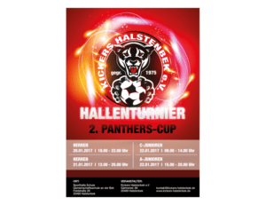 Kickers Halstenbek e.V. Poster 2. Panthers Cup - Werbeberatung Halstenbek | Werbeagentur für die Region